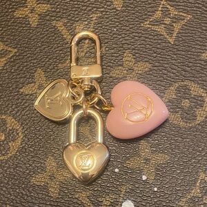 Fashion heart bag charm